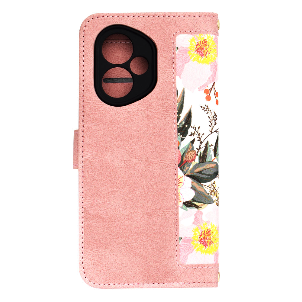 Funda para Honor 400, Techsuit, FlipCraft, Rosa