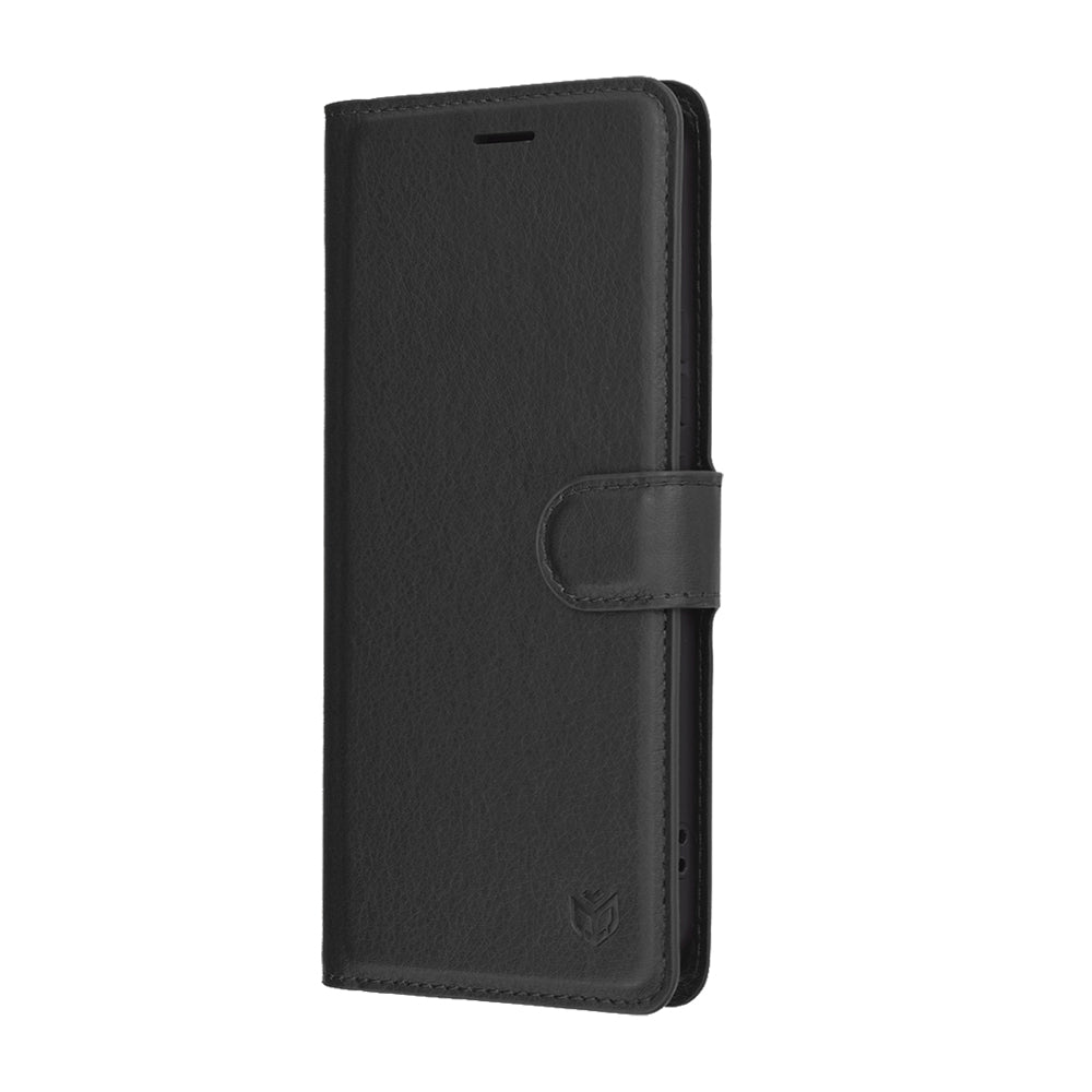 Funda para Honor 400, Techsuit, Leather Folio, Negra