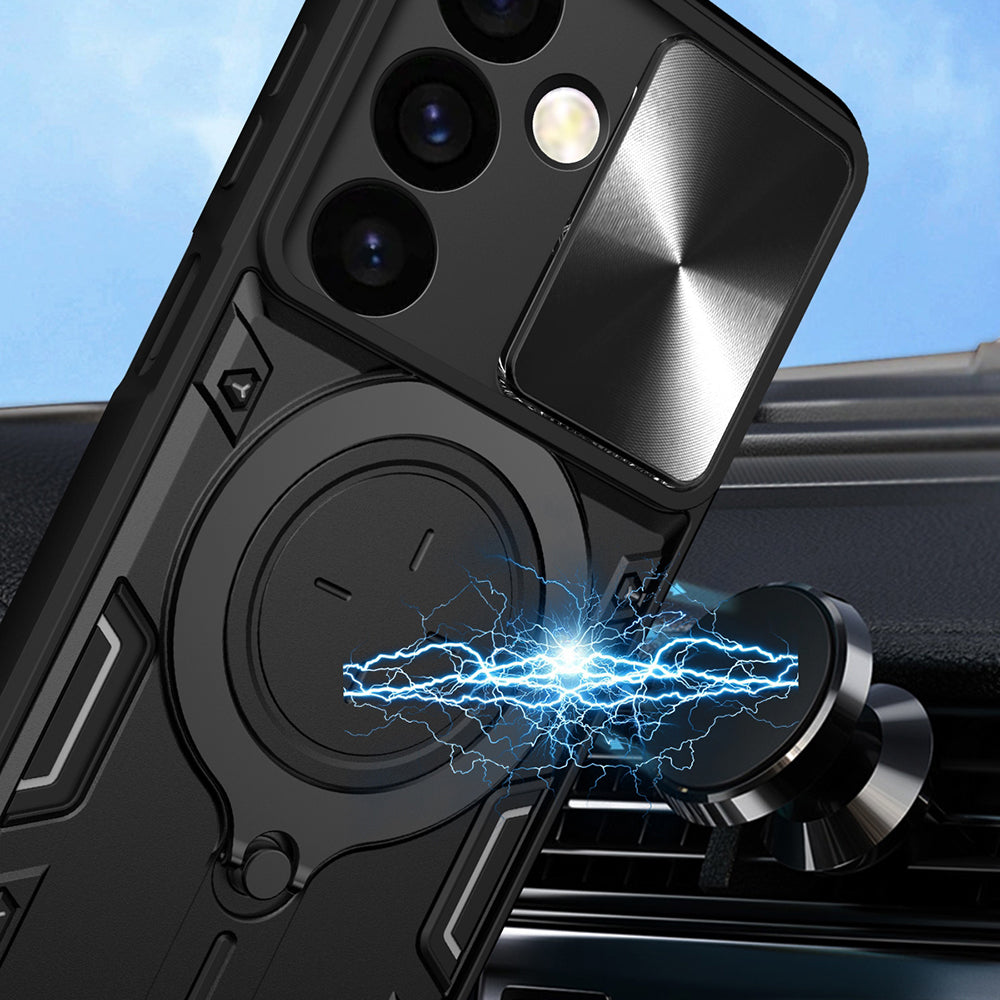 Funda para Honor 600 Lite, Techsuit, CamGuard Pro, Azul