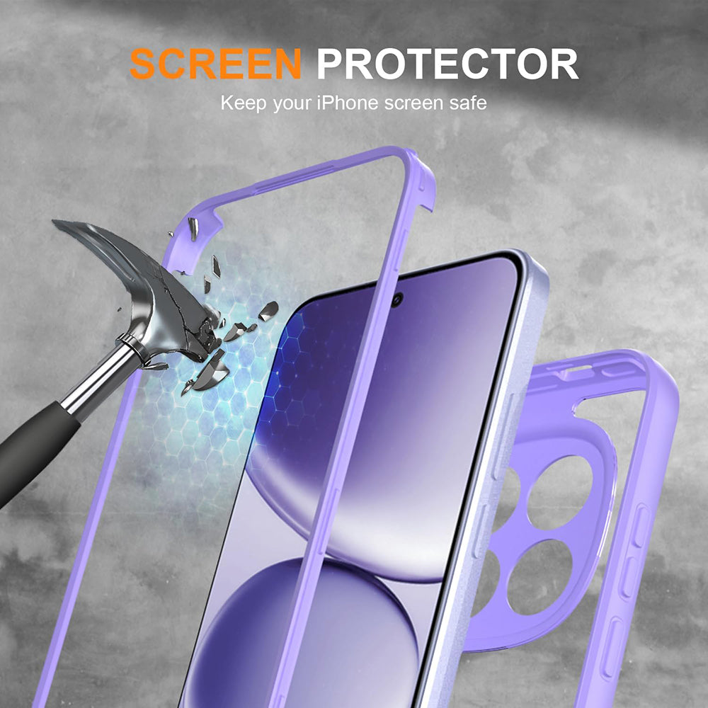 Funda para Honor 600 Lite, Techsuit, ColorVerse 360, Morado
