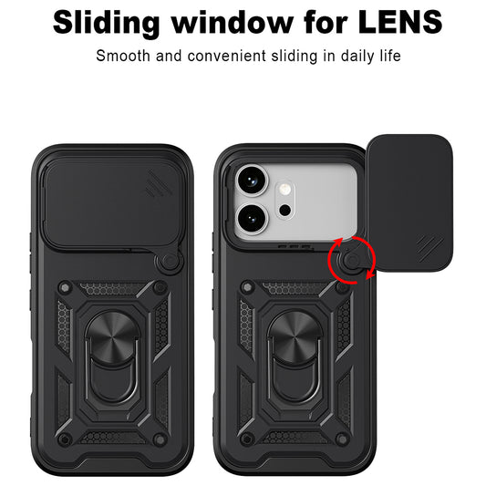 Funda para Honor 600 Pro / 600, Techsuit, CamShield, Negra