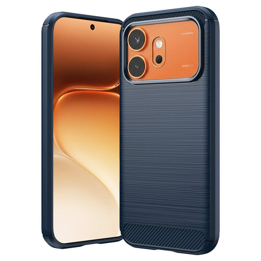 Funda para Honor 600 Pro / 600, Techsuit, Carbono, Azul