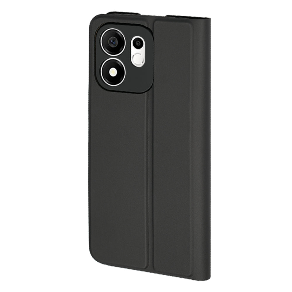 Funda para Honor 600 Smart, Techsuit, Magskin Book Long Blitz Cutout, Negra