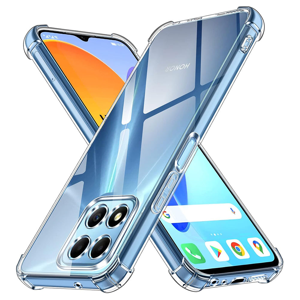 Funda para Honor 70 Lite / X6 / X8 5G, Techsuit, Transparente a prueba de golpes