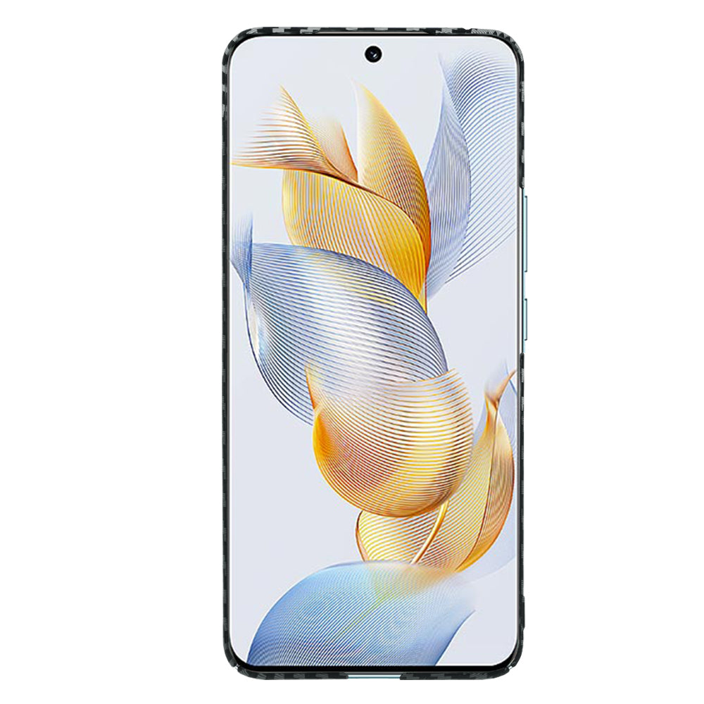 Funda para Honor 90, Techsuit, Carbonite FiberShell, Negra Gris