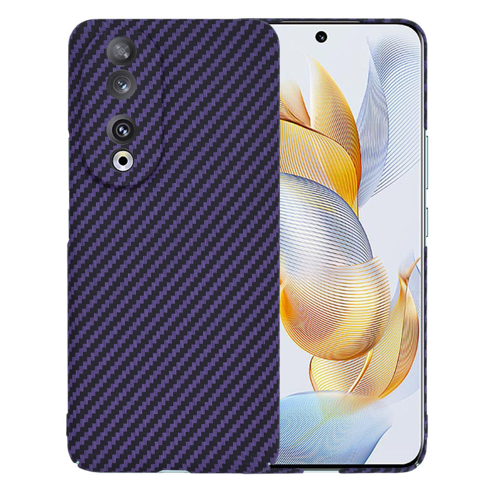 Funda para Honor 90, Techsuit, Carbonite FiberShell, Morado