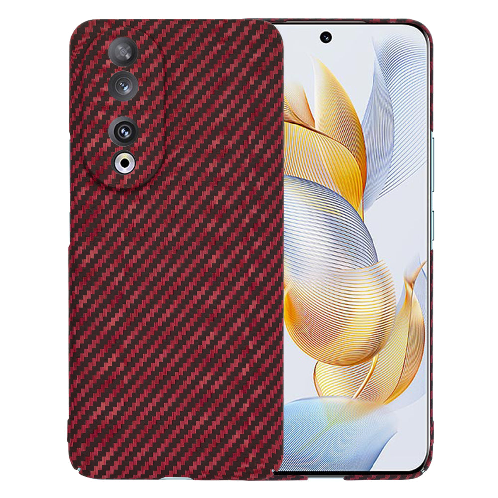 Funda para Honor 90, Techsuit, Carbonite FiberShell, Roja