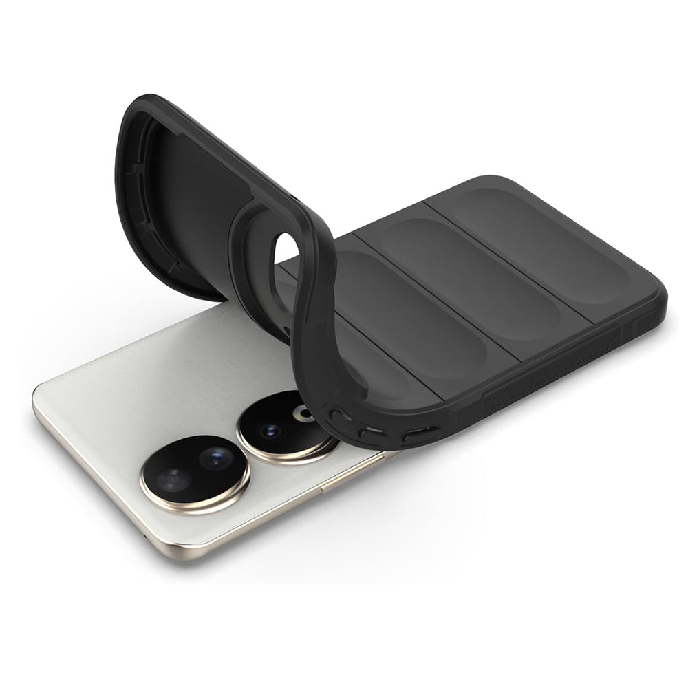 Funda para Honor 90, Techsuit, Magic Shield, Negra