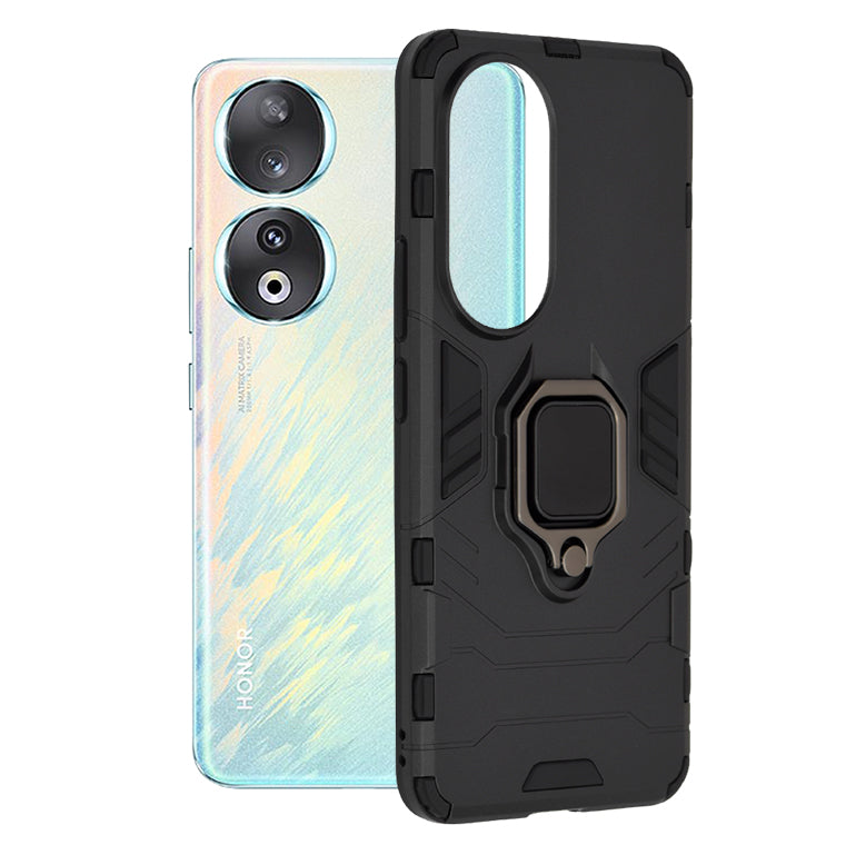 Funda para Honor 90, Techsuit, Shield, Negra