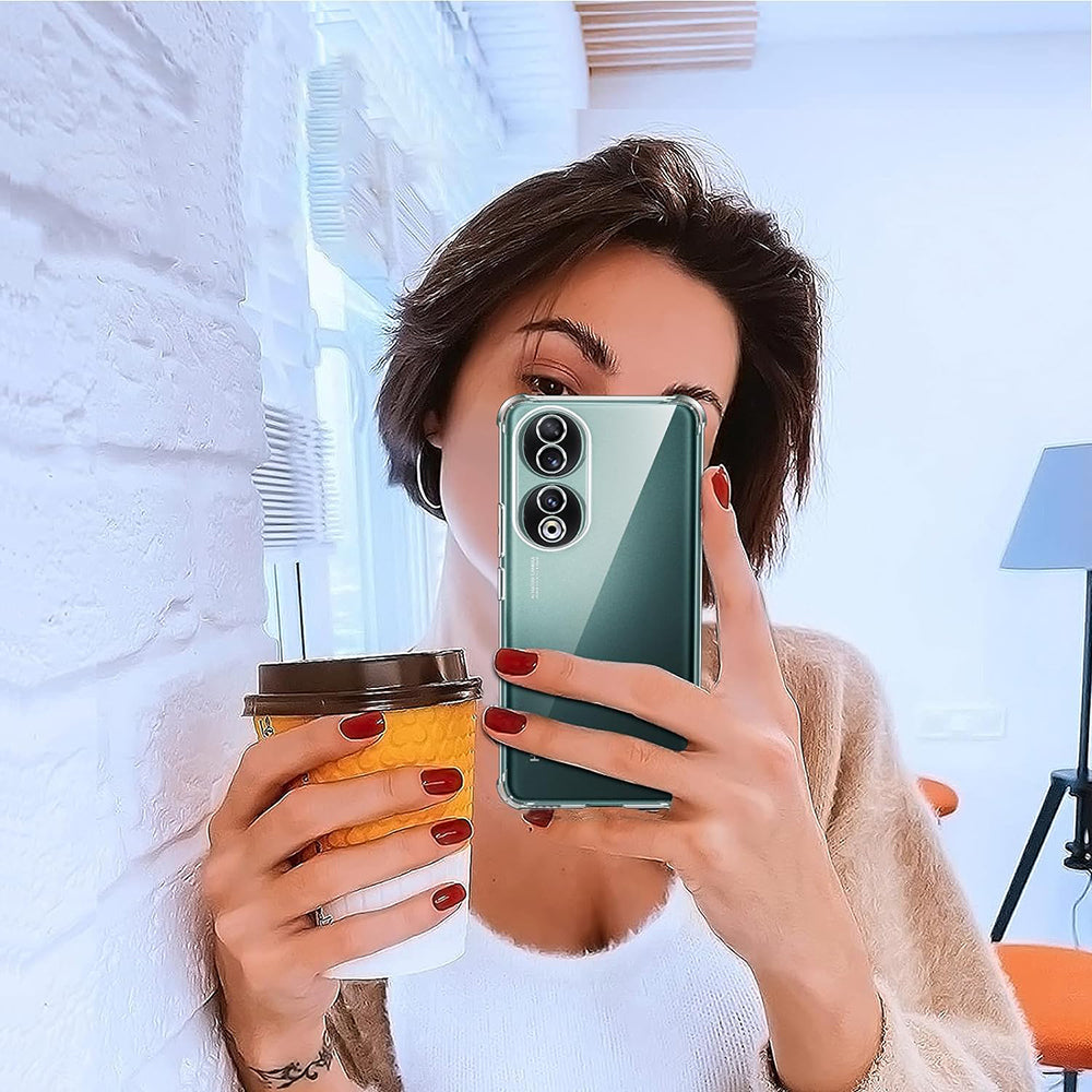Funda para Honor 90, Techsuit, Antigolpes Transparente, Transparente