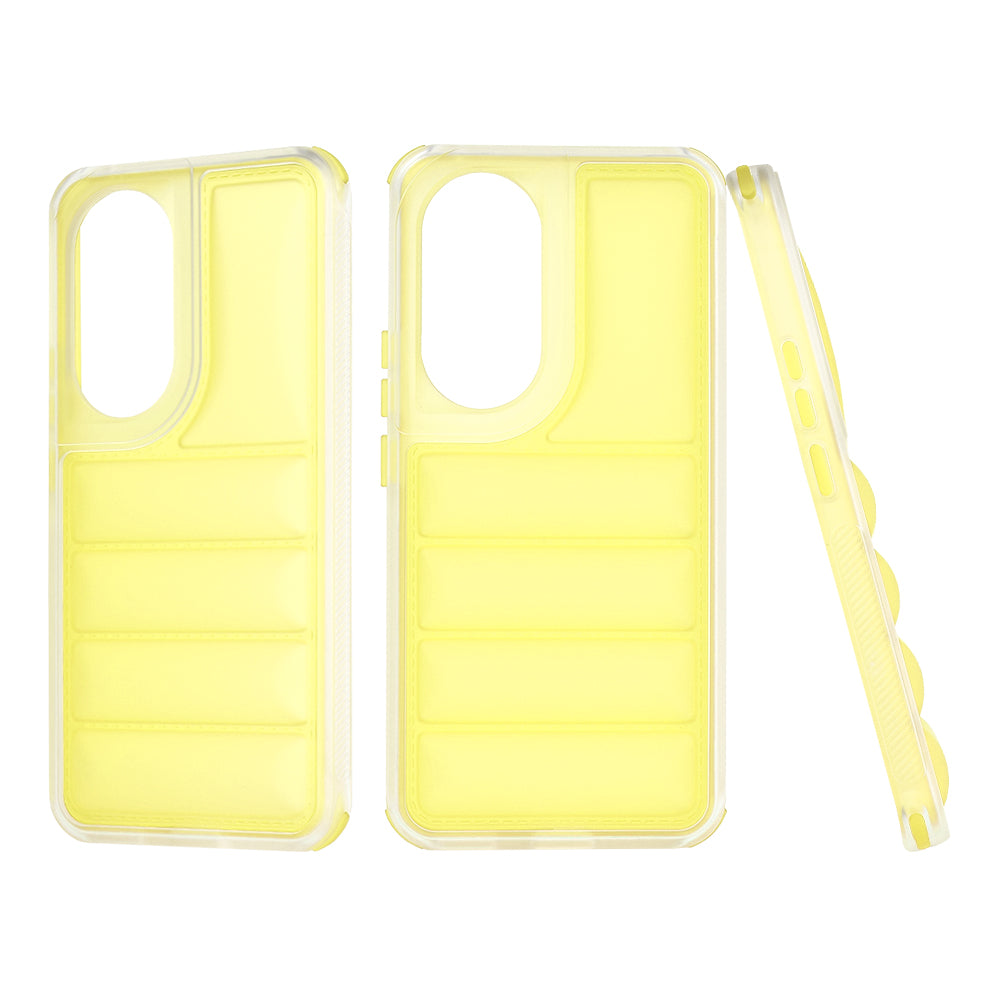Funda para Honor 90, Techsuit, Wave Shield, Amarilla