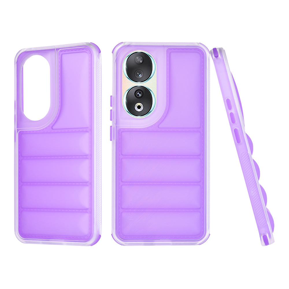 Funda para Honor 90, Techsuit, Wave Shield, Morado