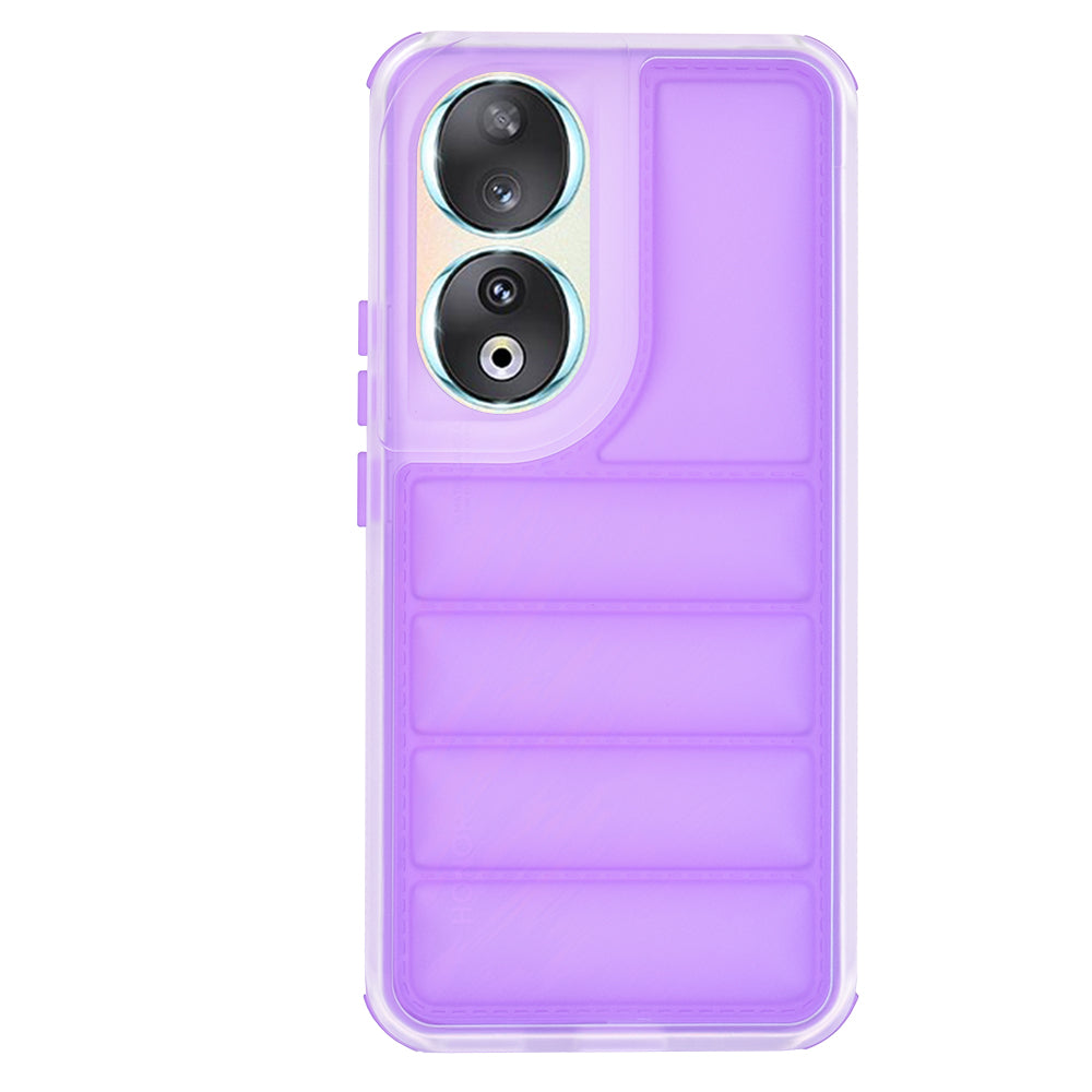 Funda para Honor 90, Techsuit, Wave Shield, Morado