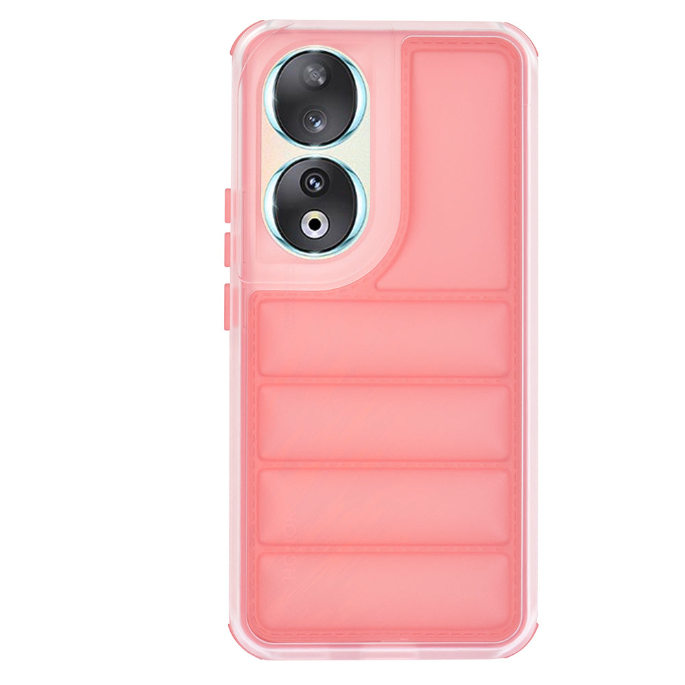 Funda para Honor 90, Techsuit, Wave Shield, Roja