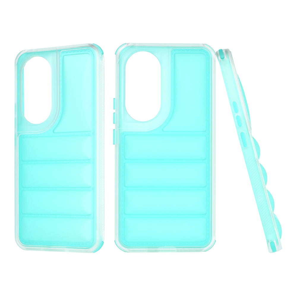 Funda para Honor 90, Techsuit, Wave Shield, Turquesa