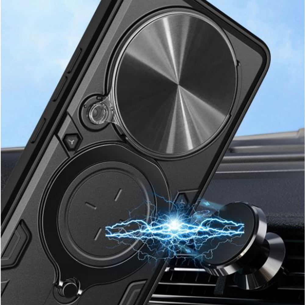 Funda para Honor Magic5 Lite, Techsuit, CamGuard Pro, Negra