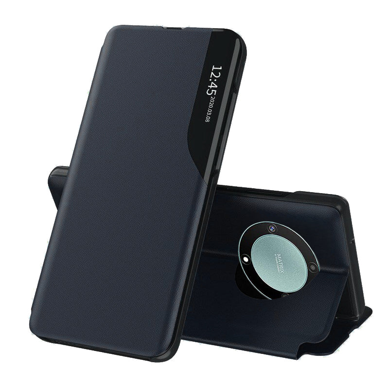 Funda para Honor Magic5 Lite, Techsuit, eFold, Azul Oscuro