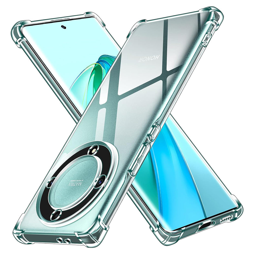 Funda para Honor Magic5 Lite, Techsuit, Antigolpes Transparente, Transparente