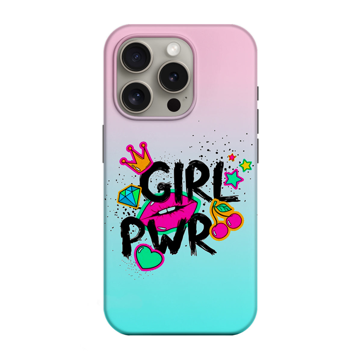 Funda para Honor Magic6 Lite, Perfect Case, LOVE-Splash Girl Power, Multicolor