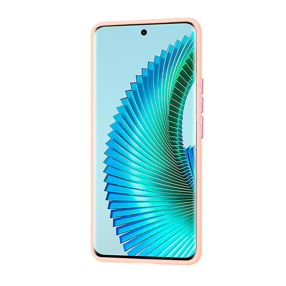 Funda para Honor Magic6 Lite, Techsuit, HaloFrost, Rosa