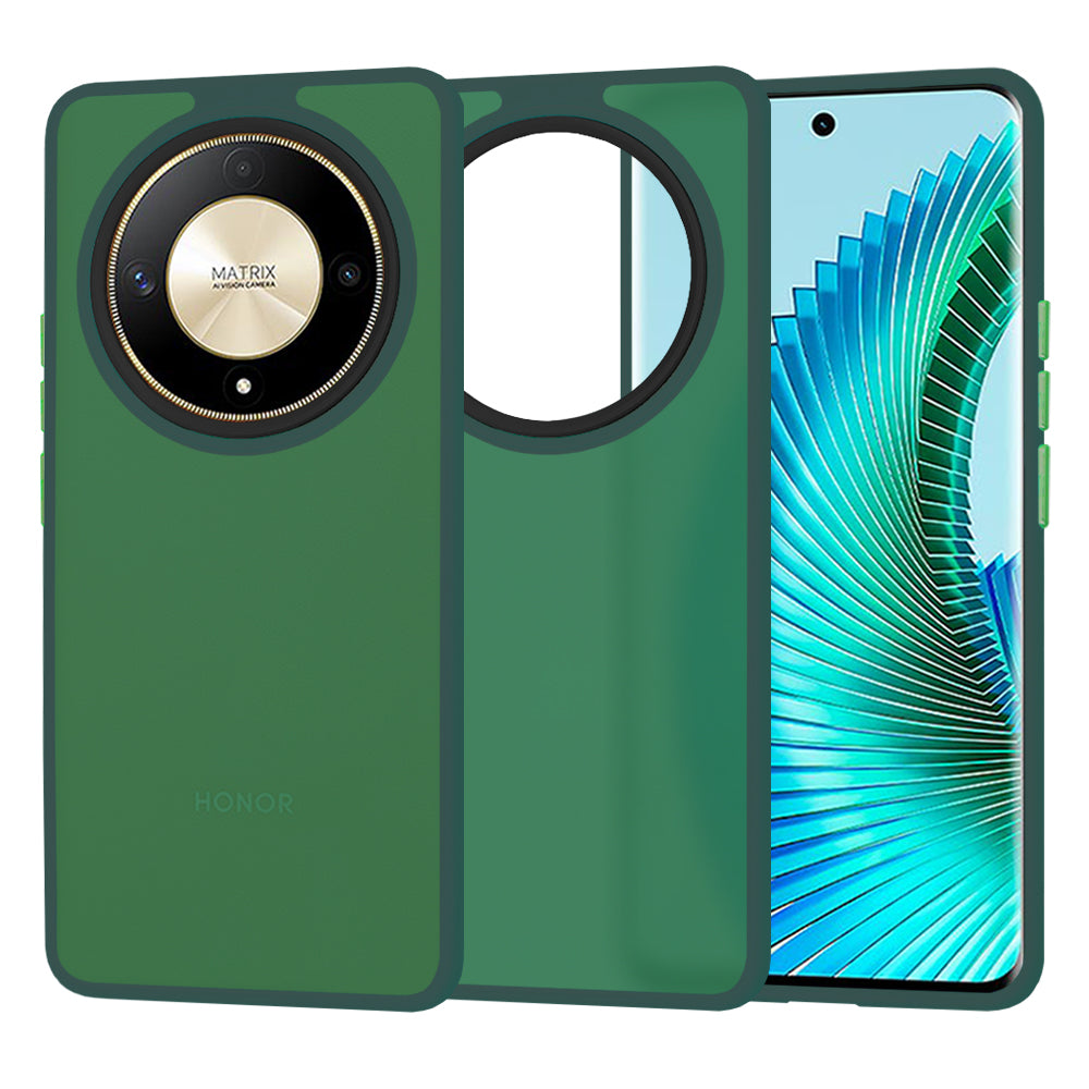 Funda para Honor Magic6 Lite, Techsuit, HaloFrost, Verde