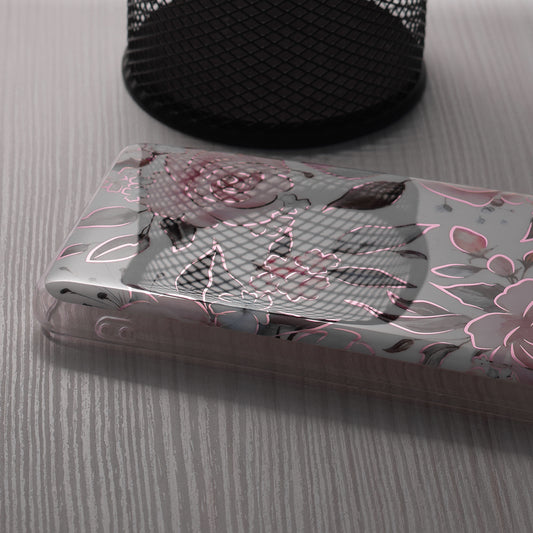 Funda para Honor Magic6 Lite, Techsuit, Marble, Blanca