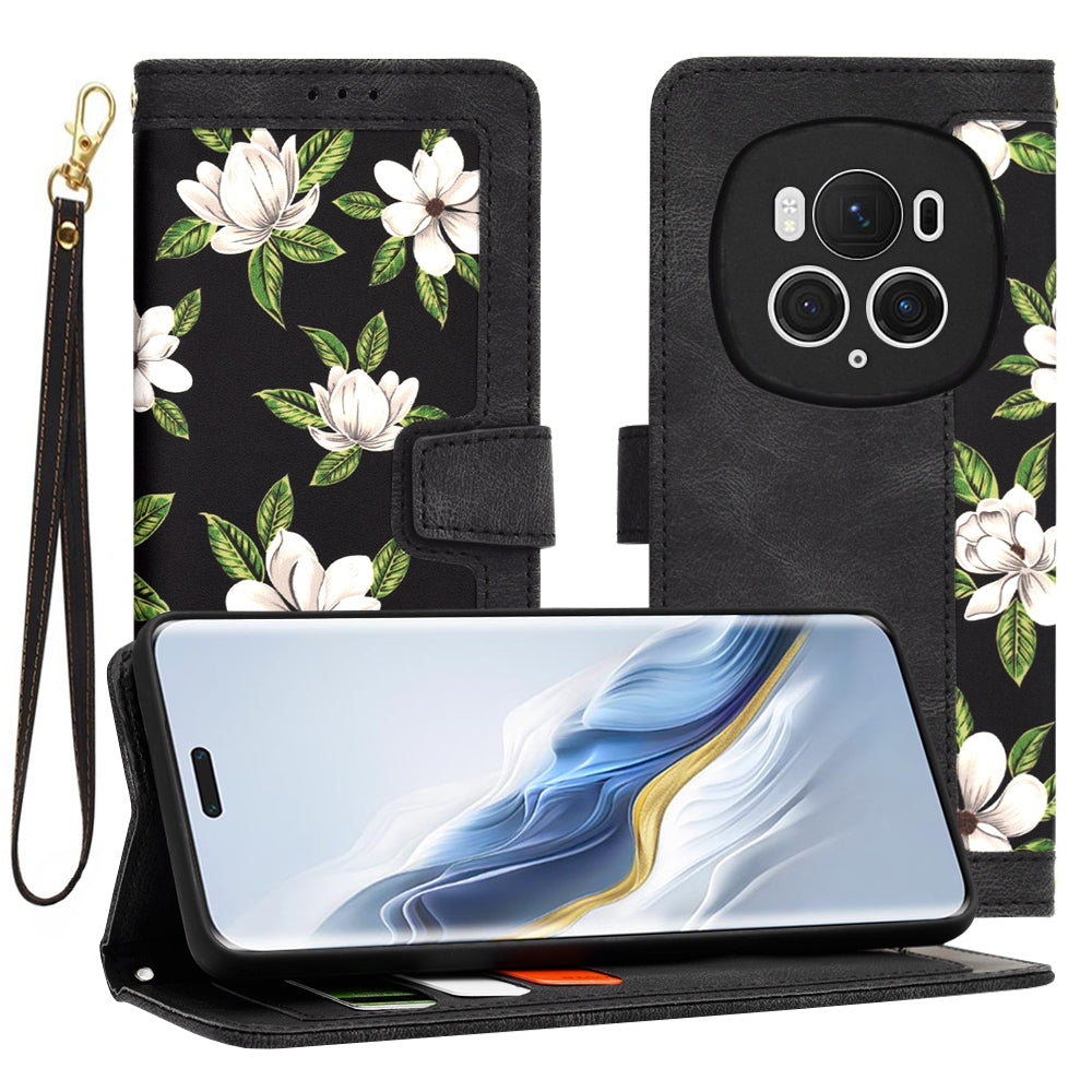 Funda para Honor Magic6 Pro, Techsuit, FlipCraft, Negra
