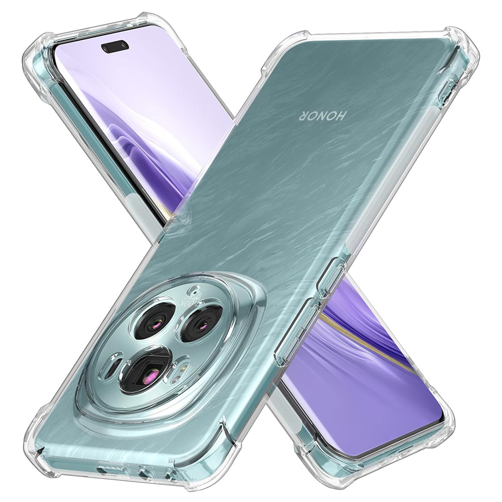 Funda para Honor Magic6 Pro, Techsuit, Antigolpes Transparente, Transparente