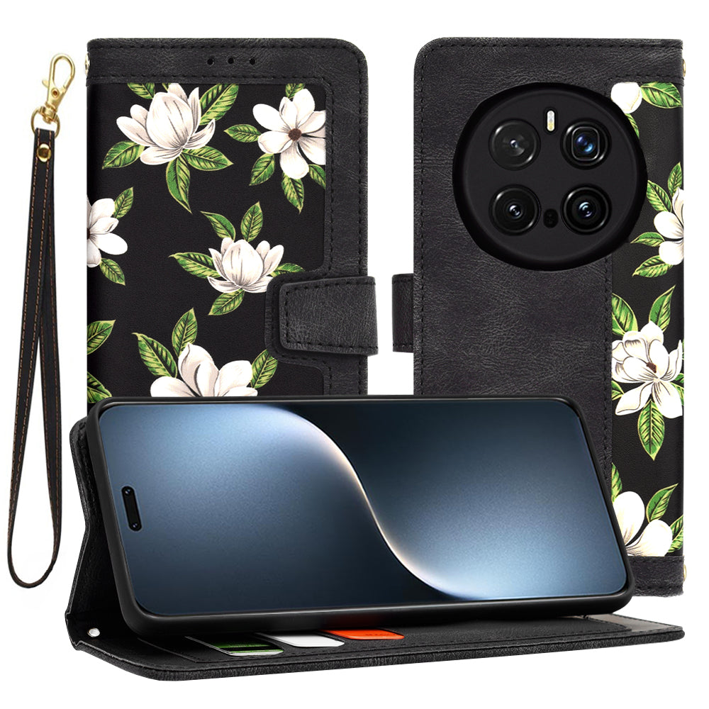 Funda para Honor Magic7 Pro, Techsuit, FlipCraft, Negra