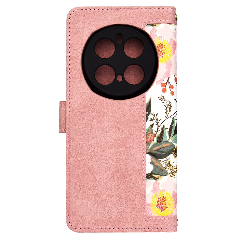 Funda para Honor Magic7 Pro, Techsuit, FlipCraft, Rosa