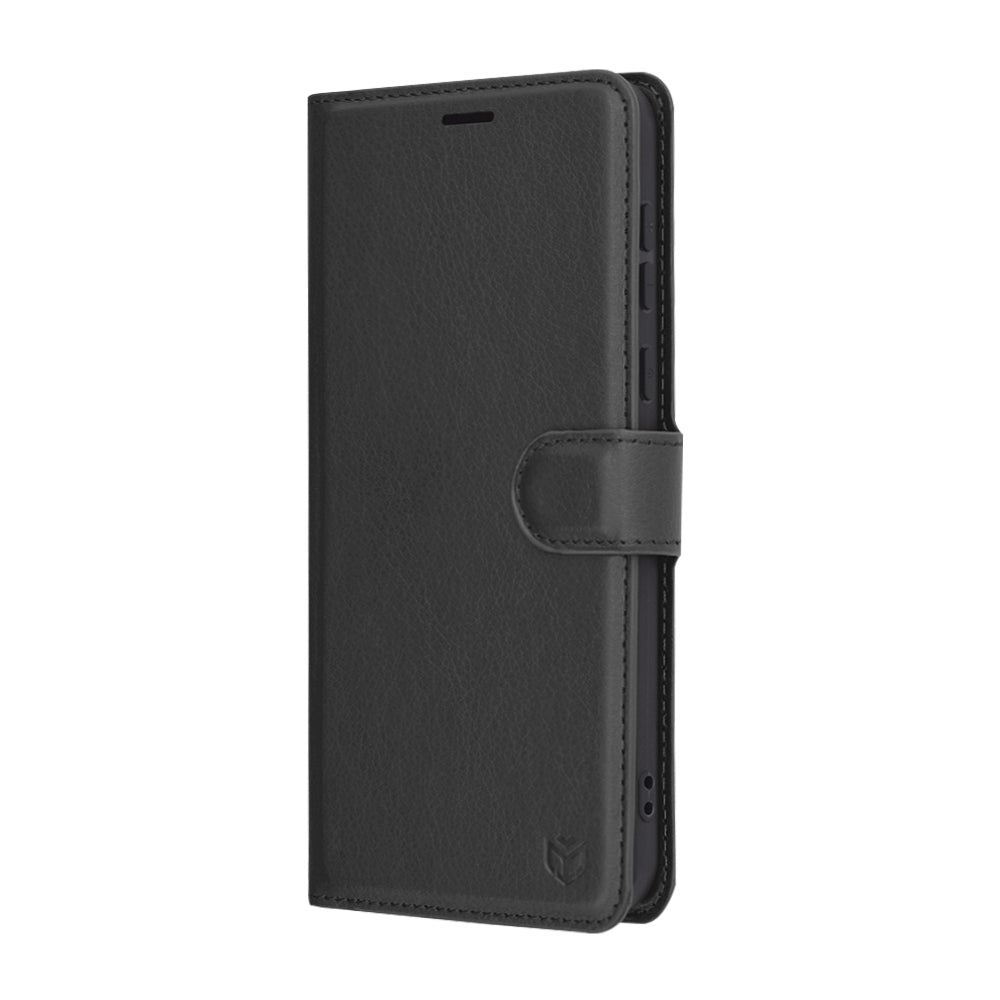 Funda para Honor Magic7 Pro, Techsuit, Leather Folio, Negra