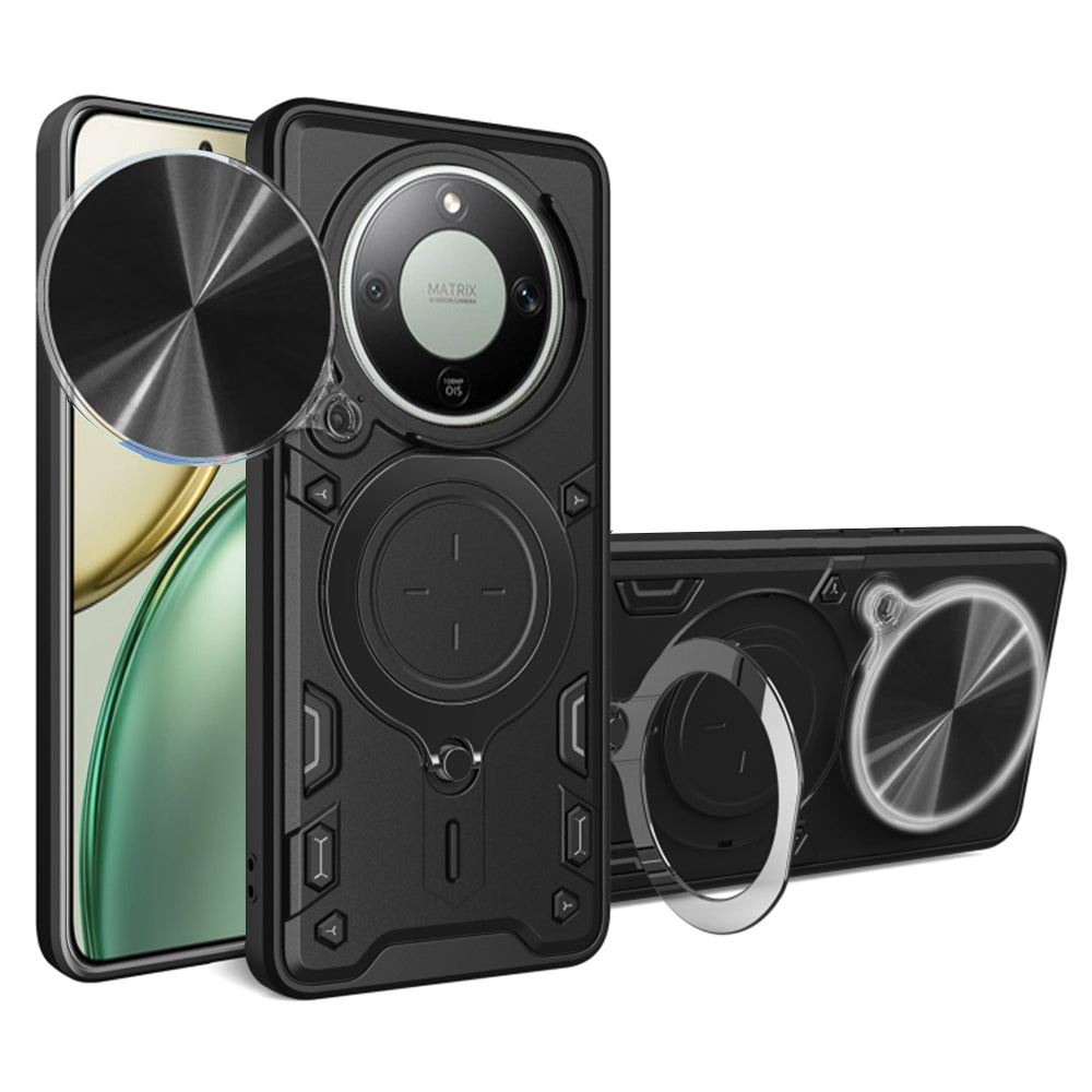 Funda para Honor Magic8 Lite, Techsuit, CamGuard Pro, Negra