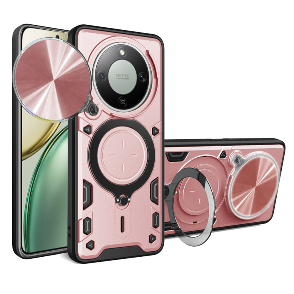 Funda para Honor Magic8 Lite, Techsuit, CamGuard Pro, Rosa Dorada