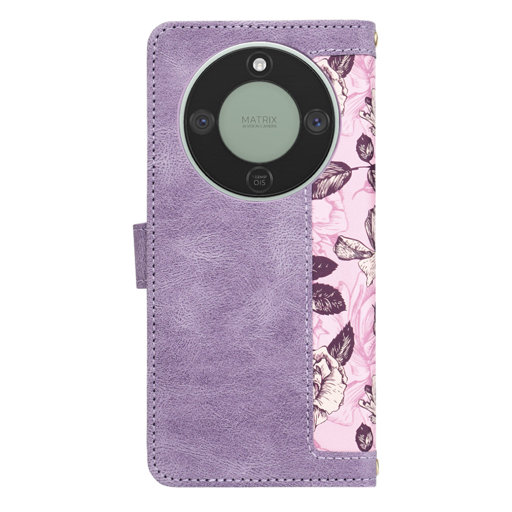 Funda para Honor Magic8 Lite, Techsuit, FlipCraft, Morado