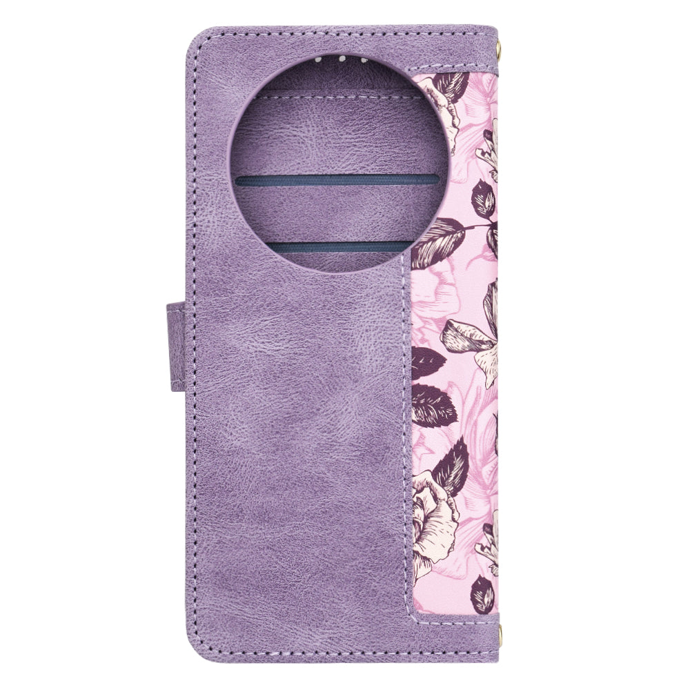 Funda para Honor Magic8 Lite, Techsuit, FlipCraft, Morado