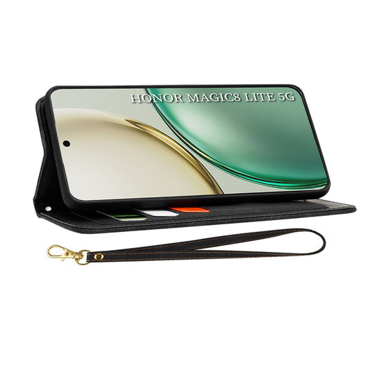 Funda para Honor Magic8 Lite, Techsuit, FlipCraft, Negra