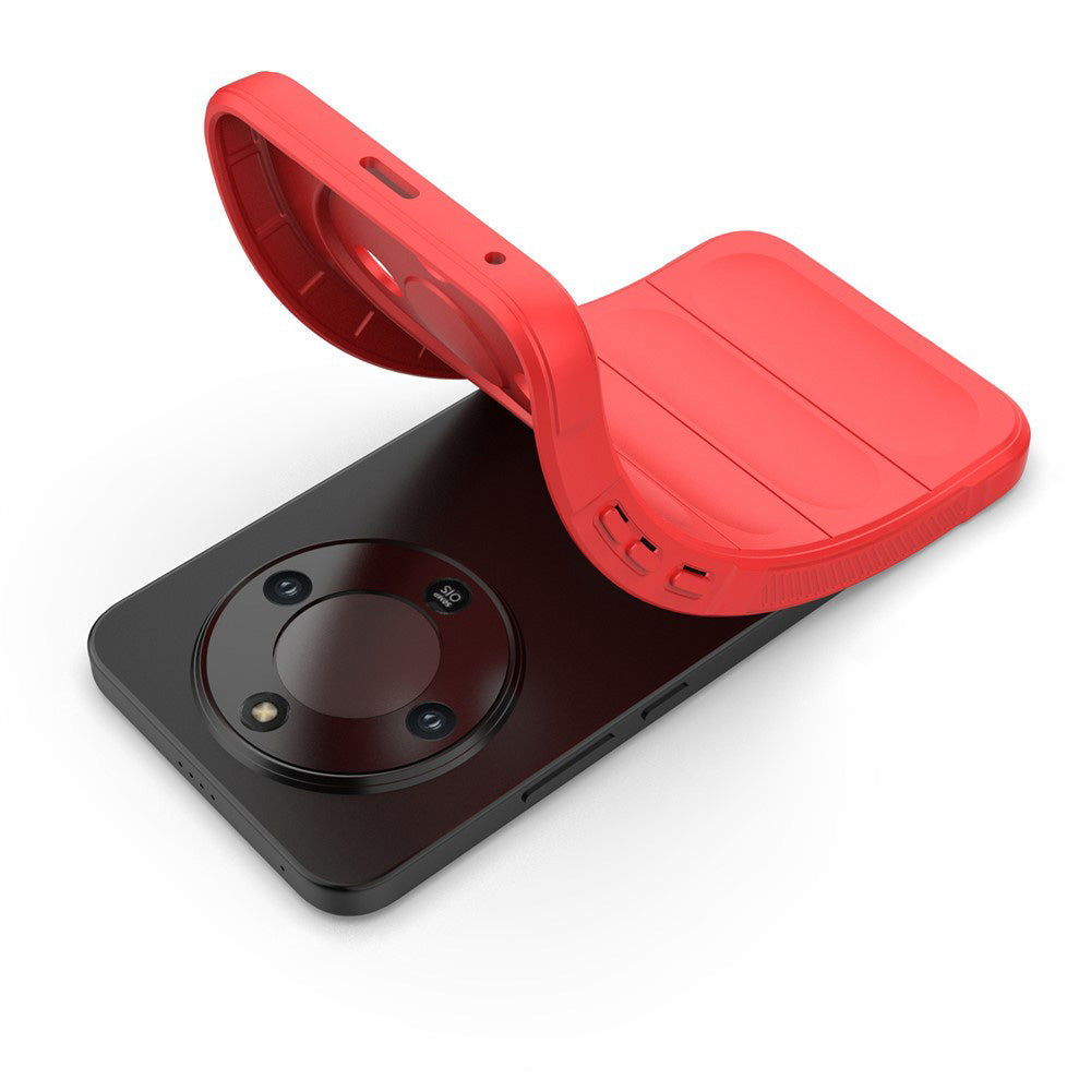 Funda para Honor Magic8 Lite, Techsuit, Magic Shield, Roja