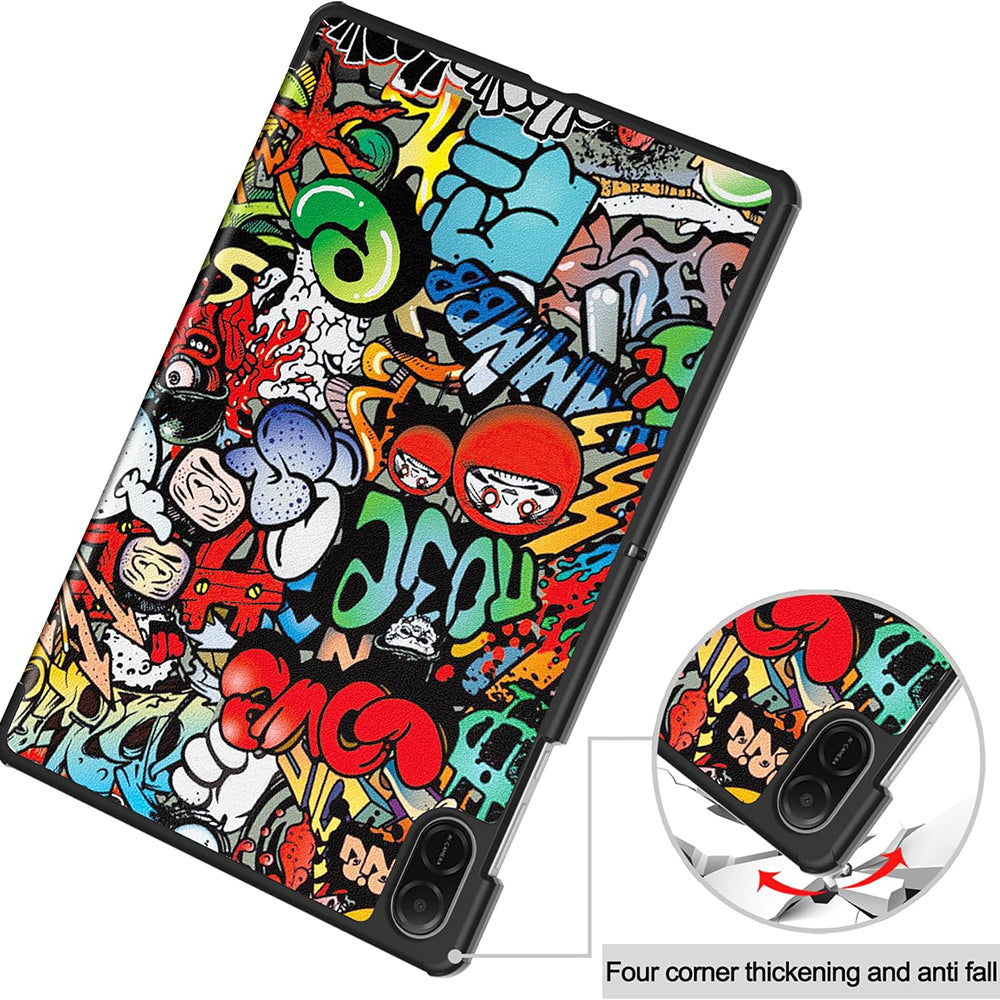 Funda para Honor Pad X8a, Techsuit, FoldPro Urban Vibe, Multicolor