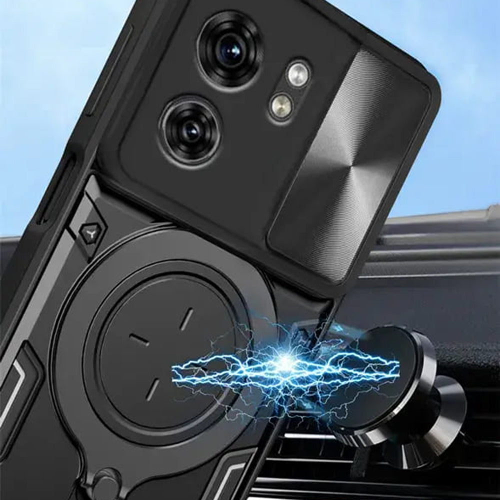 Funda para Honor X5c Plus, Techsuit, CamGuard Pro, Azul