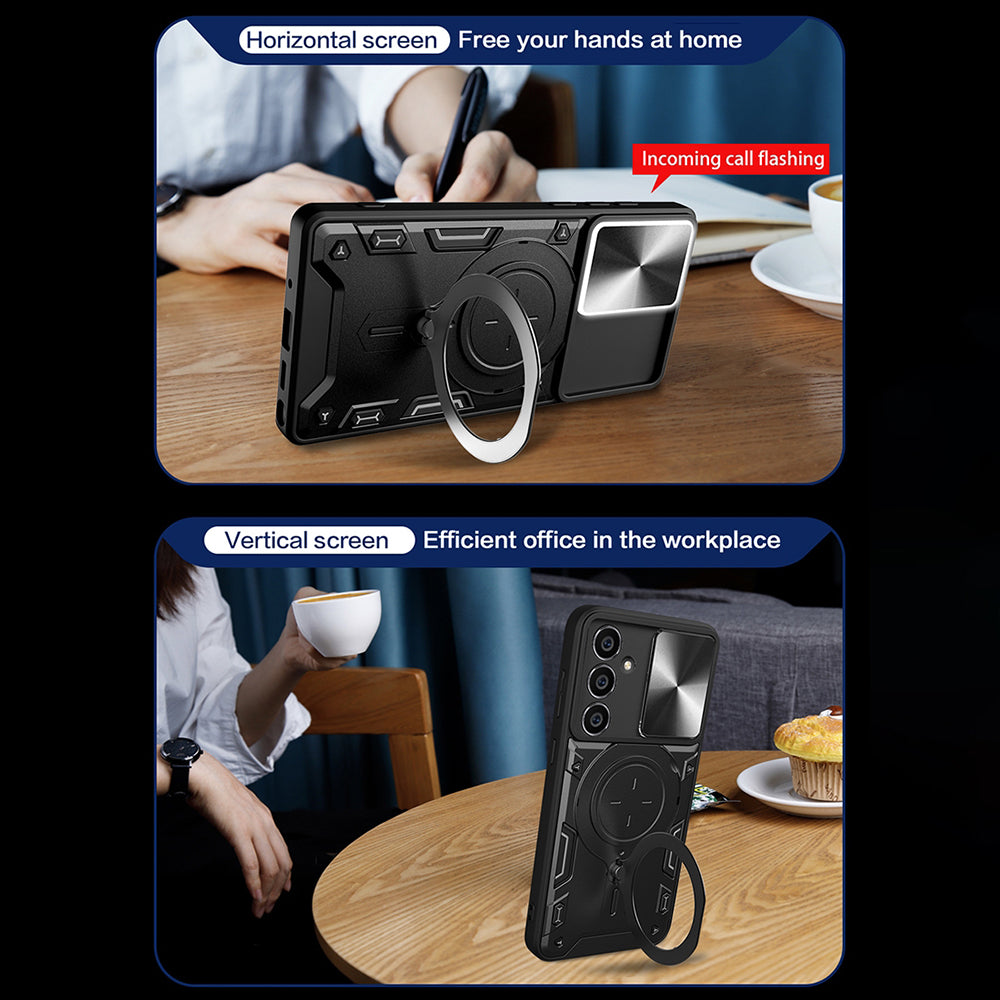 Funda para Honor X5c Plus, Techsuit, CamGuard Pro, Azul