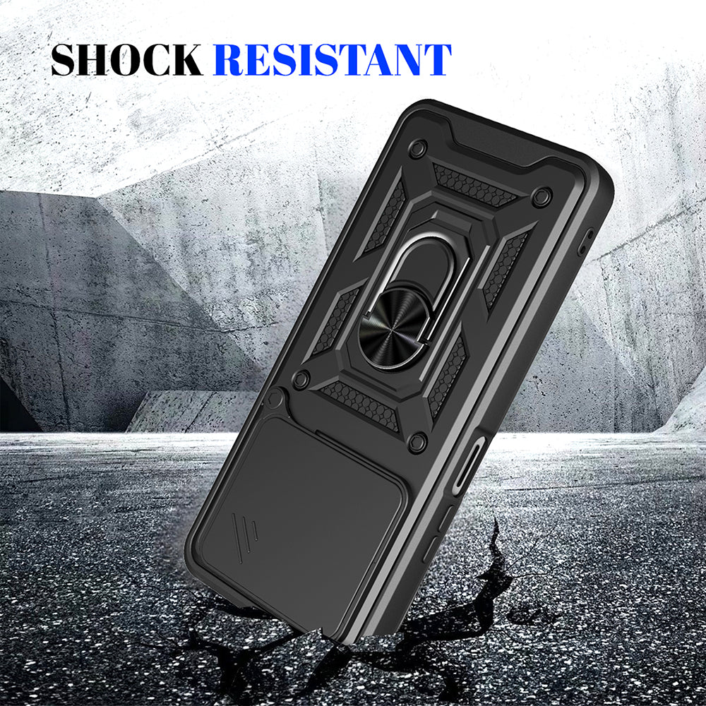 Funda para Honor X5c Plus, Techsuit, CamShield, Dorada