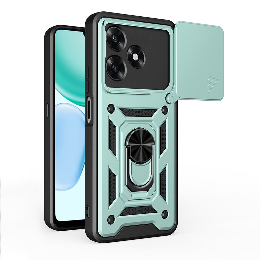 Funda para Honor X5c Plus, Techsuit, CamShield, Verde