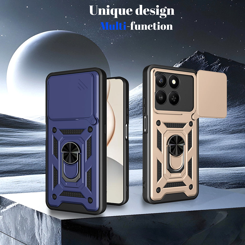 Funda para Honor X5c Plus, Techsuit, CamShield, Verde