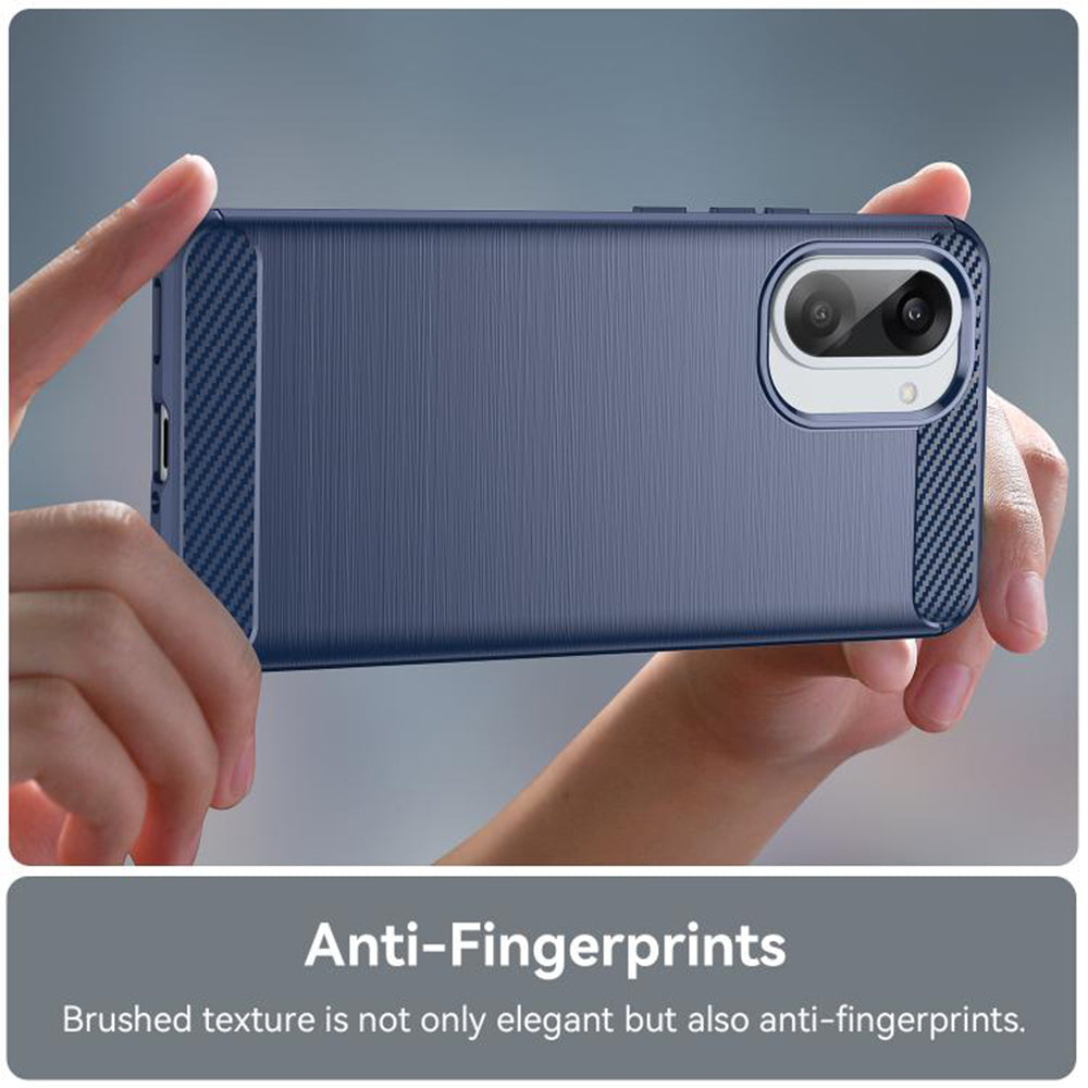 Funda para Honor X5c Plus, Techsuit, Carbono, Azul