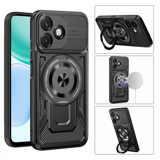 Funda para Honor X5c Plus, Techsuit, RuggedCam, Negra