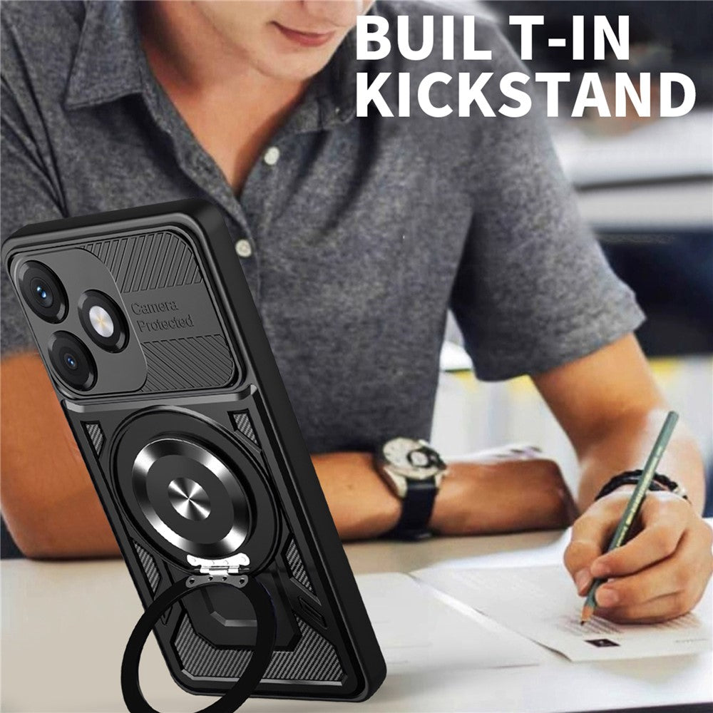 Funda para Honor X5c Plus, Techsuit, RuggedCam, Negra