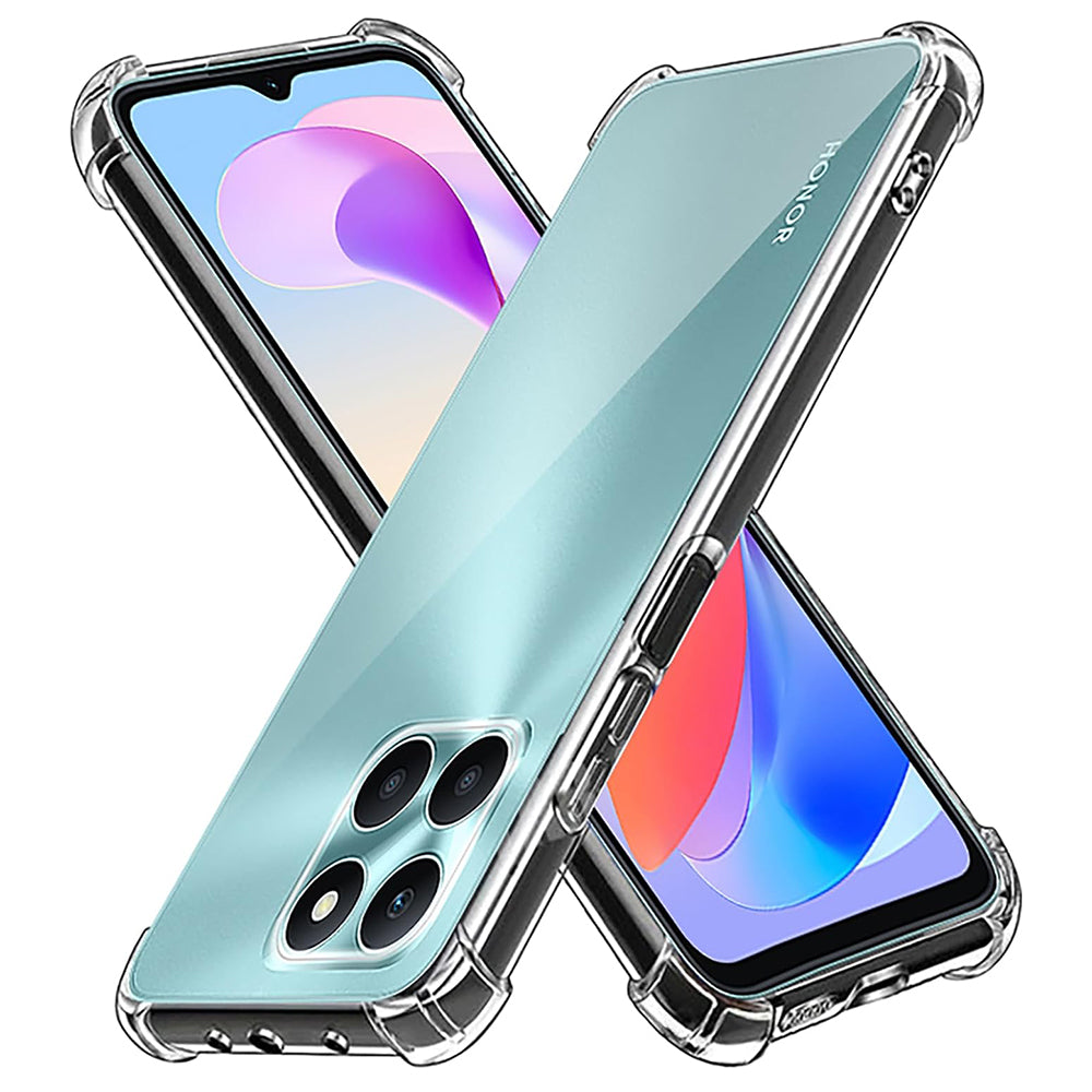 Funda para Honor X6a, Techsuit, Shockproof Clear, Transparente