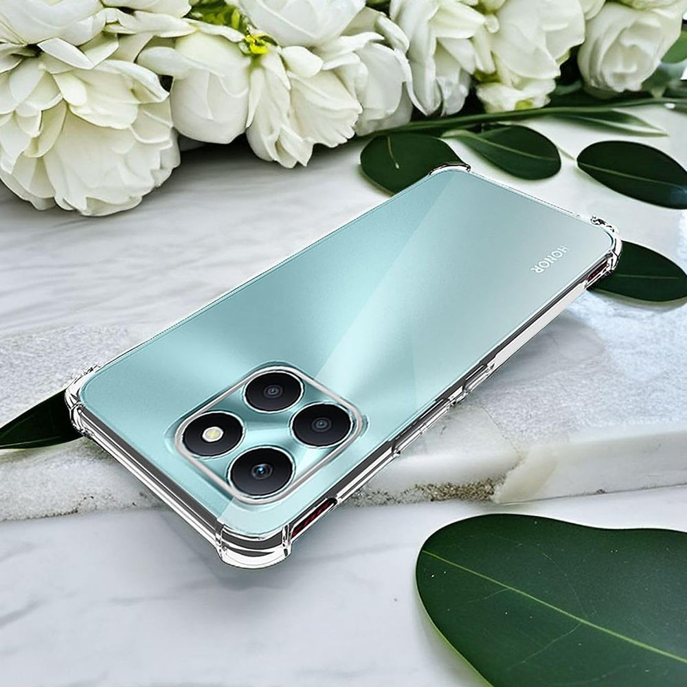 Funda para Honor X6a, Techsuit, Shockproof Clear, Transparente