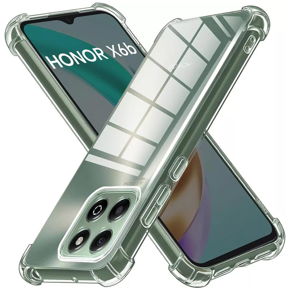 Funda para Honor X6b, Techsuit, Antigolpes Transparente, Transparente