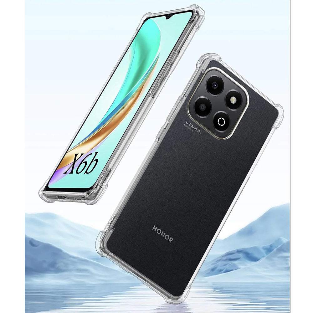 Funda para Honor X6b, Techsuit, Antigolpes Transparente, Transparente